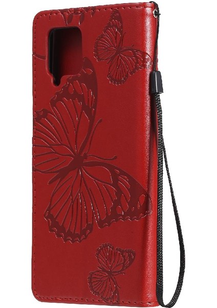 Samsung Galaxy Case 5g Flip Kickstand Darbeye Kapak Pu Deri (Yurt Dışından)