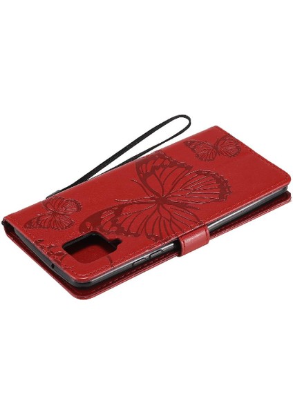Samsung Galaxy Case 5g Flip Kickstand Darbeye Kapak Pu Deri (Yurt Dışından)