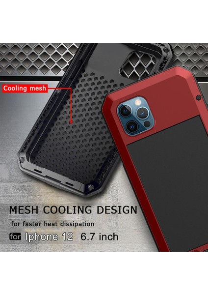Iphone 12 Için Kılıf Pro Max 360 Tam Vücut Koruyucu Kapak Açık Spor (Yurt Dışından)