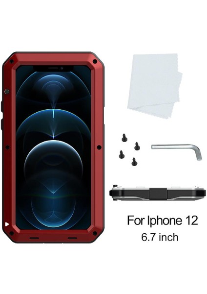 Iphone 12 Için Kılıf Pro Max 360 Tam Vücut Koruyucu Kapak Açık Spor (Yurt Dışından)
