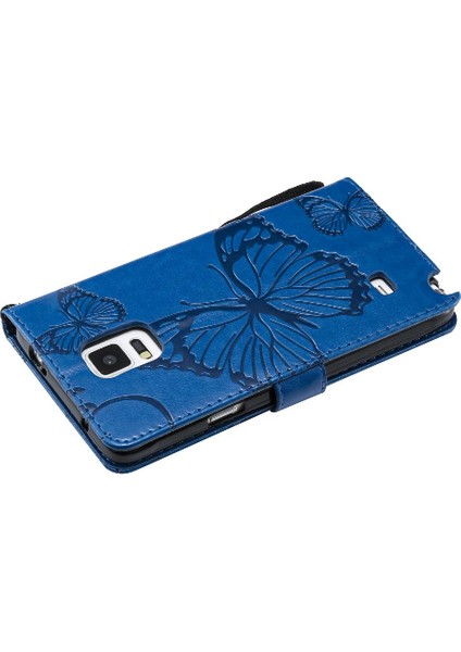 Samsung Galaxy Not 4 Için Kılıf Pu Deri Flip Kickstand Darbeye Kapak (Yurt Dışından)