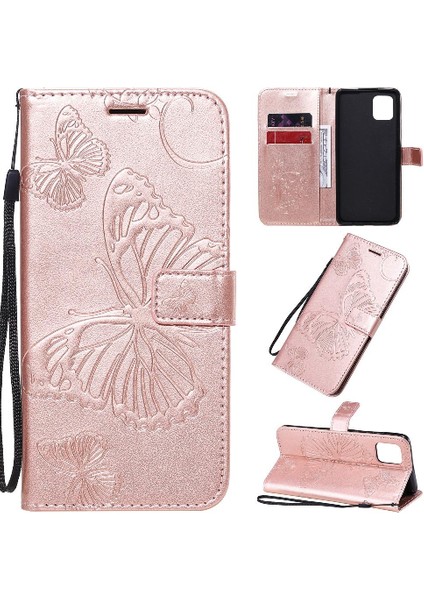 Samsung Galaxy Not 10 Lite Pu Deri Flip Kickstand Manyetik (Yurt Dışından)
