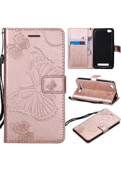 Xiaomi Redmi 4A Manyetik Kapak Darbeye Kapak Flip Pu Için Flip Case (Yurt Dışından)