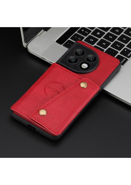 Oneplus 11 Buit Için Cüzdan Kılıf Demir Darbeye Dayanıklı Koruyucu Kart Tutucu (Yurt Dışından) modelleri