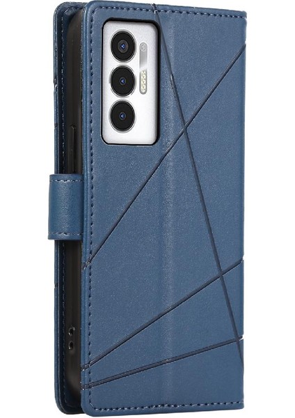 Tecno Pova 3 Için Flip Case Darbeye Kickstand Şok Emici Üç (Yurt Dışından)