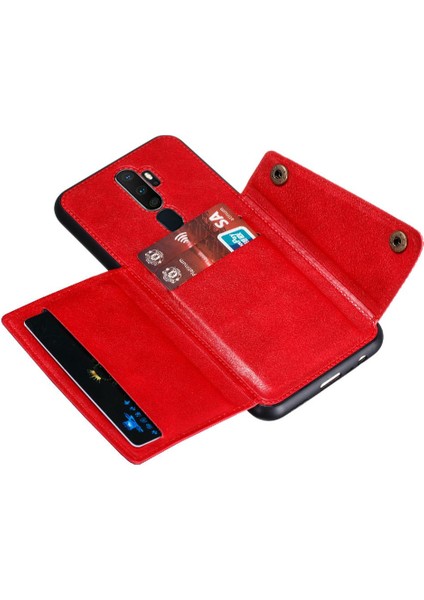 Oppo A5 2020 Kickstand Cüzdan Kılıf Için Cüzdan Kılıf Buit Demir Darbeye Dayanıklı (Yurt Dışından) fırsatları