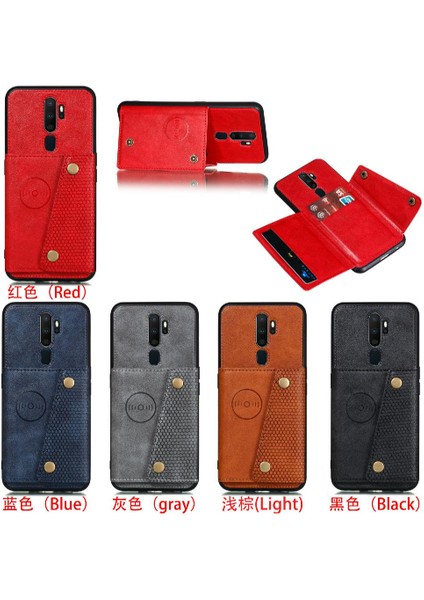 Oppo A5 2020 Kickstand Cüzdan Kılıf Için Cüzdan Kılıf Buit Demir Darbeye Dayanıklı (Yurt Dışından) modelleri