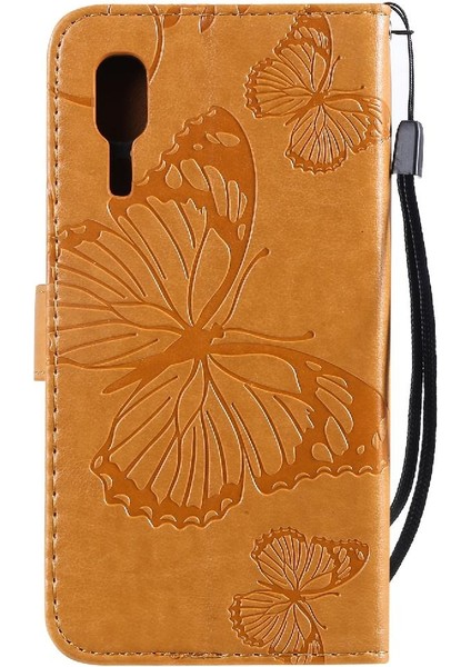 Kart Yuvası Standı Darbeye Kapak ile Samsung Galaxy A2 Çekirdek Için Flip Case (Yurt Dışından)
