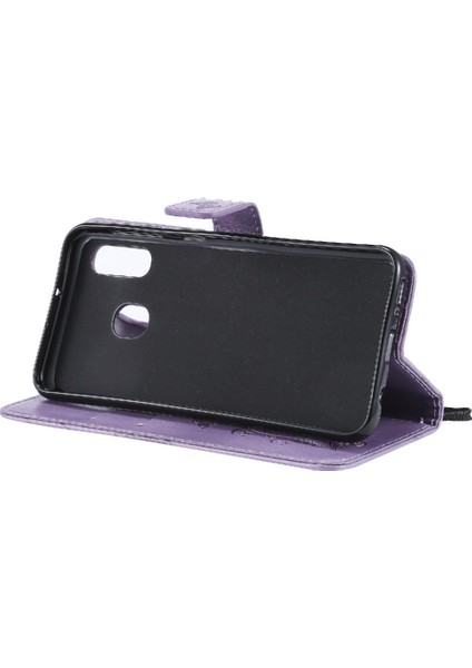 Kart Yuvası Standı Pu ile Samsung Galaxy A20E Darbeye Kapak Için Flip Case (Yurt Dışından) fırsatları