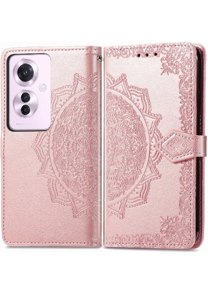 Oppo RENO11 F 5g Için Flip Case Kapak Deri Kılıf Basit Iş (Yurt Dışından)