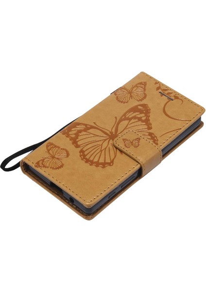 Sony Xperia Z5 Mini Flip Kickstand Pu Deri Manyetik Kapak Için Flip Case (Yurt Dışından)