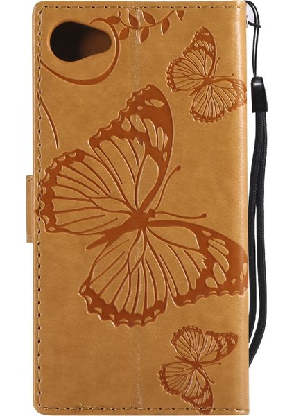 Sony Xperia Z5 Mini Flip Kickstand Pu Deri Manyetik Kapak Için Flip Case (Yurt Dışından)