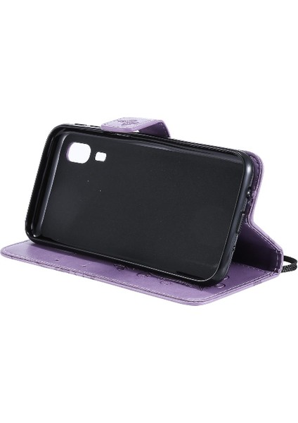 Kart Yuvası Standı Darbeye Kapak ile Samsung Galaxy A2 Çekirdek Için Flip Case (Yurt Dışından)
