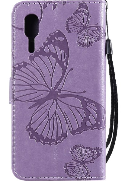 Kart Yuvası Standı Darbeye Kapak ile Samsung Galaxy A2 Çekirdek Için Flip Case (Yurt Dışından)
