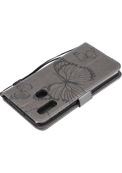 Kart Yuvası Standı Pu ile Samsung Galaxy A20E Darbeye Kapak Için Flip Case (Yurt Dışından) indirimleri