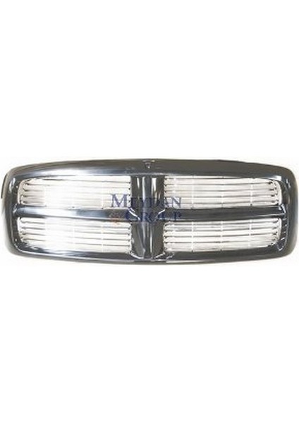 Dodge Ram- Pıck Up- 2002-2004; Ön Panjur Siyah (Iç Petekleri Nikelajlı) (Tyg) Oem No: (5GR97DX8AC)