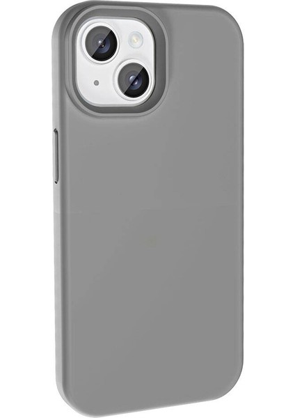 Apple iPhone 15 Plus Kılıf Kivi Magsafe Silinebilir Lansman Silikon