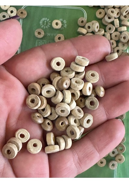 30 Gr 05 Cm Ahşap Delikli Halka Boncuk fiyatları