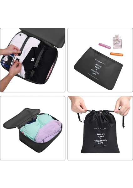 Bavul Düzenleme Seti 6 Parça, Paketleme Küpleri, Su Geçirmez Seyahat Giyim Çantaları, Seyahat Için Bavul Düzenleme Çantaları (Yurt Dışından) modelleri