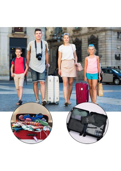 Bavul Düzenleme Seti 6 Parça, Paketleme Küpleri, Su Geçirmez Seyahat Giyim Çantaları, Seyahat Için Bavul Düzenleme Çantaları (Yurt Dışından) fırsatları