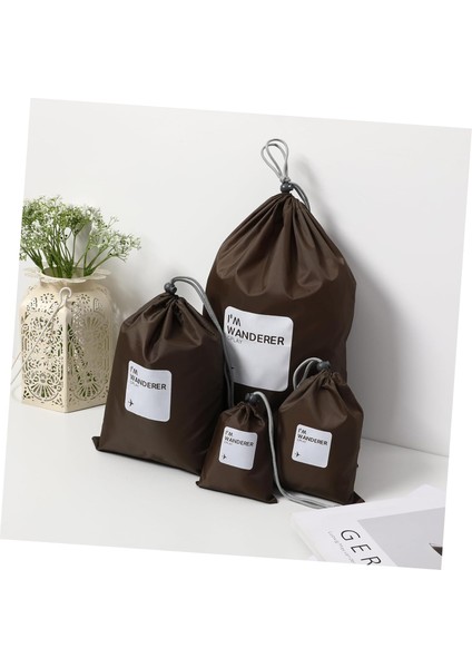 Set 4pcs Poşet Bagaj Düzenleyici Çantalar Eşya Çantası Katlanabilir Tote Çanta Çocuklar Için Telefonlar Plastik Saklama Kutusu Saklama Poşetleri Spor Çantası Paketleme Çantası (Yurt Dışından) fırsatları