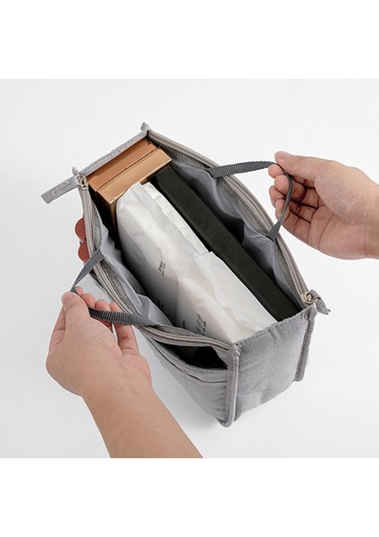 8 Adet Bagaj Paketleme Çantası, Büyük Kapasiteli Çok Fonksiyonlu Polyester Saklama Çantaları Seyahat Organizatörü Ev Malzemeleri Gri (Yurt Dışından) modelleri