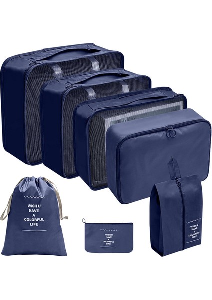 Seyahat Saklama Çantası Organizatör Çantası Giysi Ayakkabı Bagaj Seyahat Çantası Tibet Mavisi (Yurt Dışından)