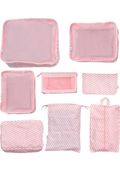 8 Adet Set Ambalaj Küpü Ambalaj Küpleri Seyahat Çamaşır Torbası Organizasyon Paketi Bagaj Saklama Poşetleri Bagaj Küpü Seyahat Bagaj Organizatörleri Sekiz Parçalı Set Bavul Özlemek (Yurt Dışından)