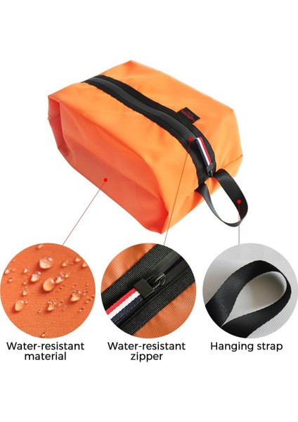 Erkekler ve Kadınlar Için Seyahat Ayakkabı Çantası Fermuarlı Suya Dayanıklı Ayakkabı Saklama Organizatörü (Yurt Dışından) indirimleri