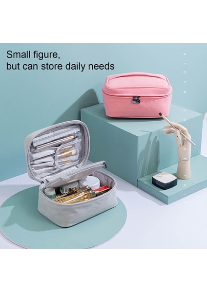 Su Geçirmez ve Dayanıklı Çok Fonksiyonlu Saklama Çantası Büyük Kapasiteli Tuvalet Çantası Polyester Seyahat Taşınabilir Fonksiyon Çantası, Uzay Gri, 22.5 * 15 * 12CM (Yurt Dışından) fırsatları