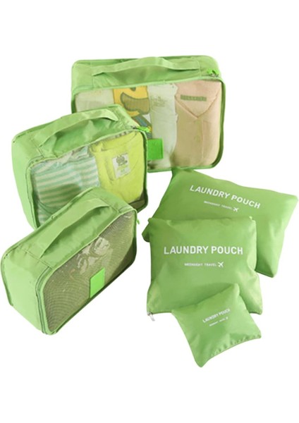 Seyahat Ambalaj Poşetleri Seyahat Saklama Çantası 6 Adet Su Geçirmez Saklama Çantası Organizer Çanta Bavul ve Çantalar Organizatör Giyim Seyahat Giysi Saklama Çantası (Yurt Dışından)