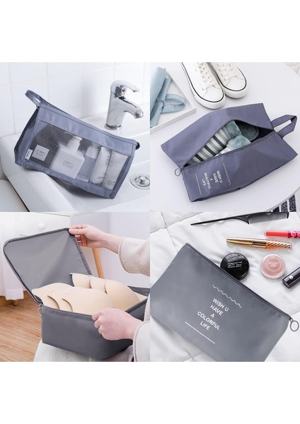 Valiz Düzenleyici Seti, 12 Parçalı Paketleme Küpü Seti, Hafif Seyahat Bagajı Düzenleyici, Su Geçirmez, Seyahat Ambalajı, Aile Seyahatleri, Evde Saklama Için (Gri) (Yurt Dışından) fırsatları