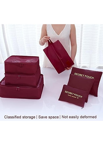 Seyahat Için 7 Set Ambalaj Küpleri Bagajda Taşımak, Giysiler Için Hafif Seyahat Saklama Torbaları, Büyük Bagaj Organizatörleri Seyahat Çantası Bavul Için Ambalaj Küpleri Seti (Yurt Dışından) modelleri