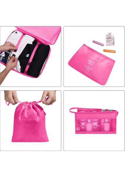 Bavul Organizatör Seti 7 Parça, Ambalaj Küpleri, Su Geçirmez Seyahat Konfeksiyon Çantaları, Bavullar Için Çantalar, Yıkama Çantası ile Paketleme Küpleri, USB Kablo Çantası (Yurt Dışından) modelleri