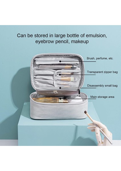 Su Geçirmez ve Dayanıklı Çok Fonksiyonlu Saklama Çantası Büyük Kapasiteli Tuvalet Çantası Polyester Seyahat Taşınabilir Fonksiyon Çantası, Çijing Kahvesi, 22.5 * 15 * 12CM (Yurt Dışından) modelleri