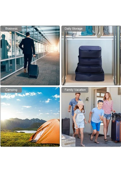 9 Parça Paketleme Küpü, Bavul Için, Su Geçirmez Seyahat Düzenleyici, Paketleme Küpleri Seti, Paketleme Düzenleyici Saklama Çantaları, Dijital Çanta ve Ayakkabı Çantalı, Giysiler, B (Yurt Dışından) indirimleri