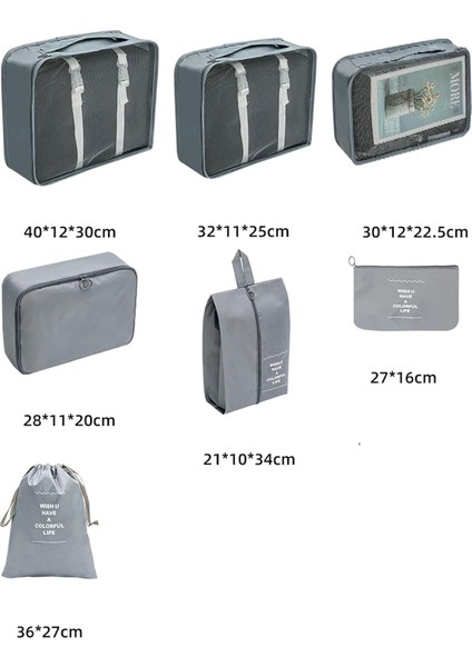 Seyahat Saklama Çantası Organizatör Çantası Giysi Ayakkabı Bagaj Seyahat Çantası Siyah (Yurt Dışından) fiyatları