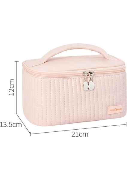 Seyahat Makyaj Çantası, Taşınabilir Makyaj Çantası, Saklama Makyaj Çantası, Pu Açık Kapaklı Kek Şekli Makyaj Çantası, Kozmetik Saklama Çantası Yumuşak Renkli Taşınabilir(Roseate) (Yurt Dışından) fiyatları