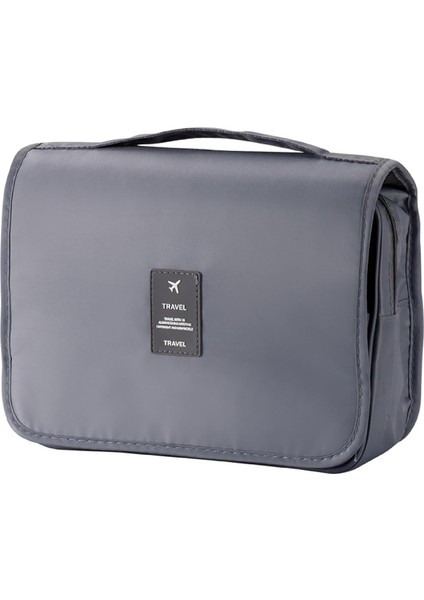 Kozmetik Çantası, Kişisel Bakım Çantası, Erkek, Seyahat Saklama Çantası, Askılı Saklama Çantası, Kozmetik Çantası, Büyük Gri, Çok Amaçlı Seyahat Düzenleyici, Gri, 21CM (Yurt Dışından)