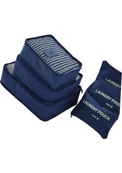 6 Adet Su Geçirmez Seyahat Çantası Giysi Saklama Torbaları Silindir Çanta Seyahat Için Organizatör Çantalar Seyahat Için Ayakkabı Depolama Organizatör Seyahat Saklama Çantası (Yurt Dışından)