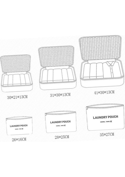 6 Adet Su Geçirmez Seyahat Çantası Giysi Saklama Torbaları Silindir Çanta Seyahat Için Organizatör Çantalar Seyahat Için Ayakkabı Depolama Organizatör Seyahat Saklama Çantası (Yurt Dışından) modelleri