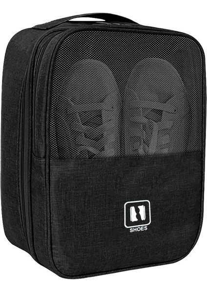 Seyahat Için Ayakkabı Çantası, Büyük Boy Ayakkabı Çantası, Seyahat, Seyahat, Günlük Kullanım, Ayakkabı Saklama, Siyah, Ayakkabı Çantaları (Yurt Dışından)