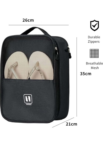 Seyahat Için Ayakkabı Çantası, Büyük Boy Ayakkabı Çantası, Seyahat, Seyahat, Günlük Kullanım, Ayakkabı Saklama, Siyah, Ayakkabı Çantaları (Yurt Dışından) modelleri