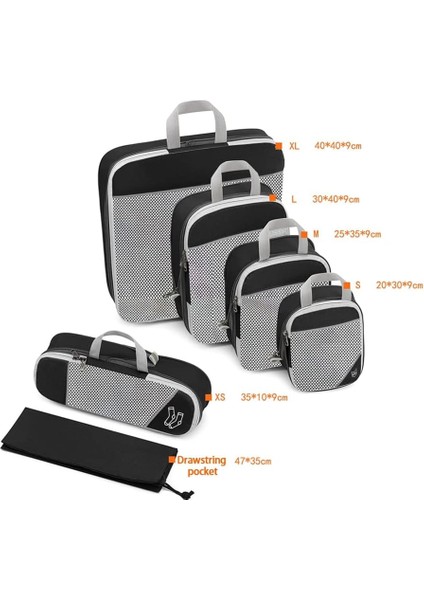 6 Adet Paketleme Küpü Seyahat Organizatör Çantaları Su Geçirmez Seyahat Paketlenebilir Saklama Çantası Ayakkabı Çantası Kırmızı (Yurt Dışından) indirimleri