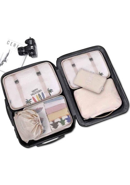 8 Adet Set Bagaj Saklama Çantası Giysiler Için Seyahat Saklama Torbaları Seyahat Için Ambalaj Küpleri Makyaj Çantası Seyahat Bagaj Organizatörü Özlemek Depolamak Elektronik Ürün (Yurt Dışından) fiyatları