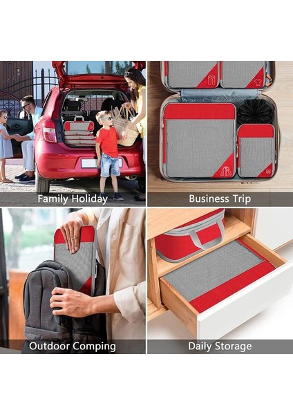 6 Adet Paketleme Küpü Seyahat Organizatör Çantaları Su Geçirmez Seyahat Paketlenebilir Saklama Çantası Ayakkabı Çantası Lacivert (Yurt Dışından) fırsatları