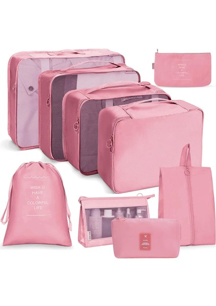 9 Adet Paketleme Küpü, Bavul Için, Su Geçirmez Seyahat Düzenleyici, Paketleme Küpleri Seti, Düzenleyici Saklama Çantaları, Dijital Çanta ve Ayakkabı Çantalı, Giysiler, Bavul, Ayakk (Yurt Dışından)