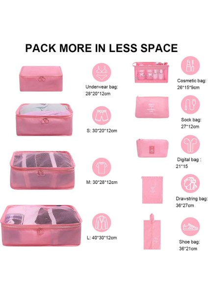 9 Adet Paketleme Küpü, Bavul Için, Su Geçirmez Seyahat Düzenleyici, Paketleme Küpleri Seti, Düzenleyici Saklama Çantaları, Dijital Çanta ve Ayakkabı Çantalı, Giysiler, Bavul, Ayakk (Yurt Dışından) fırsatları