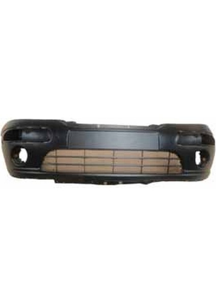 Cıtroen C3- 2003-2005; Ön Tampon Siyah (Bant Delikli/sıs Delikli/panjurlu/karlıksız/braketli )(Eurobump) Oem No: (7401V2)