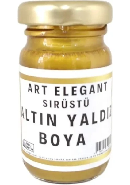 Lale Sanat Sır Üstü Altın Yaldız Boya 50 gr (Çini-Seramik-Cam-Porselen Vb.)